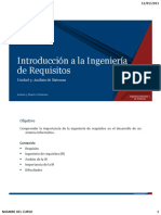 Introducción A La Ingeniería de Requisitos