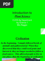 Intro To Plant Science