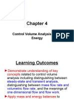 Chapter 4: Control Volume Analysis