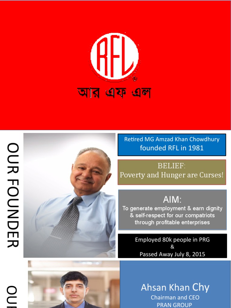 Ahsan Khan Chowdhury: PRAN-RFL Leader | PDF | Polyvinyl Chloride | Pipe ...