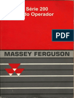Manual Trator Massey Ferguson Linha 200 299
