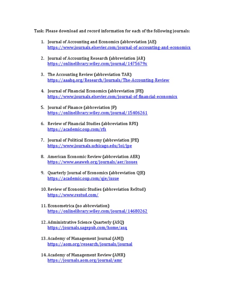 Journal Data Collection Instructions | PDF | World Wide Web | Internet ...