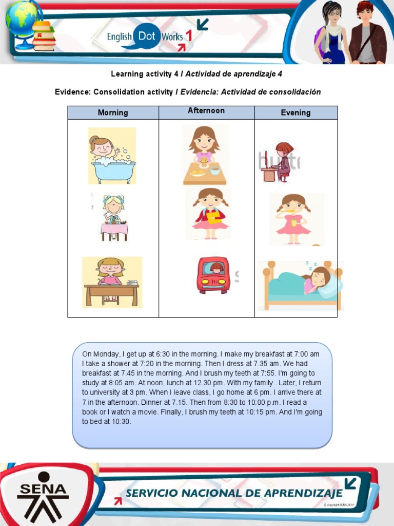 Learning Activity 4 / Actividad de Aprendizaje 4 Evidence ...