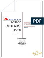 Ratios-1 Introduction To Accounting Ratios Lyst5919