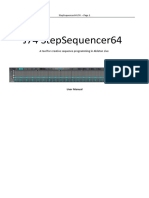 J74 StepSequencer64 - User Manual