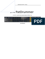J74 PatDrummer - User Manual