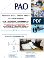 Universidad Privada Antenor Orrego. Facultad de Ingeniería. Escuela Profesional de Ingeniería Civil