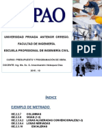 Universidad Privada Antenor Orrego. Facultad de Ingeniería. Escuela Profesional de Ingeniería Civil