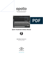 Apollo Software Manual - Thunderbolt