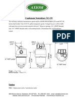 Axiom NC-1W Condensate Neutralizer SPEC SHEET Sept 2019