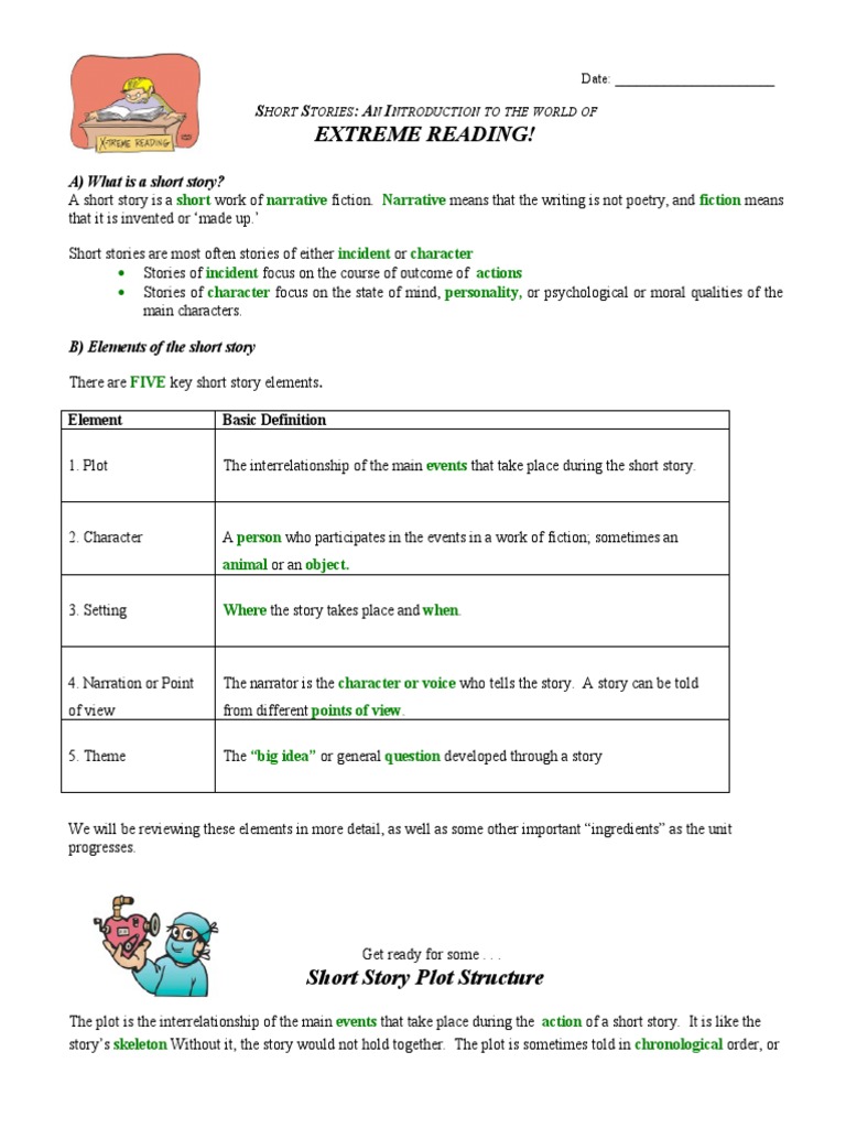 Elements of Sa Short Story | PDF | Plot (Narrative) | Narration