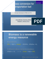 Biomass Conversion For Transportation Fuel: Anne Belinda Thomsen (RISØ) Birgitte K. Ahring (DTU)