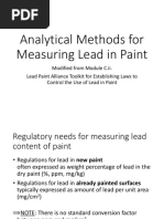 Lead Testing Method for Paint Coatings | PDF | Detection Limit | Atomic ...