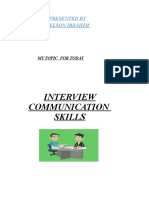 Interview Communication