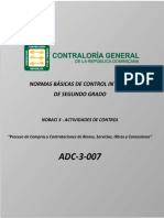 Normas Básicas de Control Interno de Segundo Grado