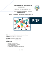 El Proceso de Nacionalización e Internacionalización 2020