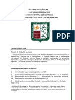 DOCUMENTO DE CÁTEDRA Sujetos  de derecho internacional publico