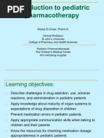 El-Chaar - Introduction To Pediatric Pharmacotherapy