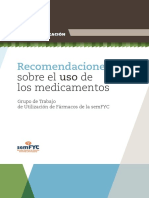 Recomendaciones Uso Medicamentos