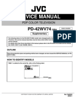 Service Manual: PD-42WV74