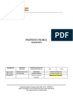 Propuesta Tecnica Ministerio de Transporte