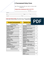 Server Chess Entry Form