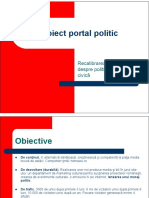 Proiect Media Portal Politic