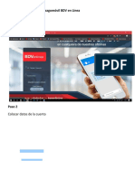 Instrucciones para Hacer Pagomóvil BDV en Línea