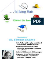 6 Thinking Hats: Edward de Bono