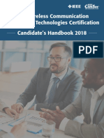 IEEE Wireless Communication Engineering Technologies Certification Candidate's Handbook 2018