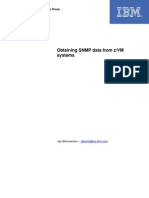 Obtaining SNMP data from zVM systems