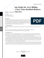 Configuration Guide For AAA Billing in Cisco