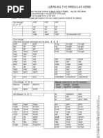 Verb Sheet