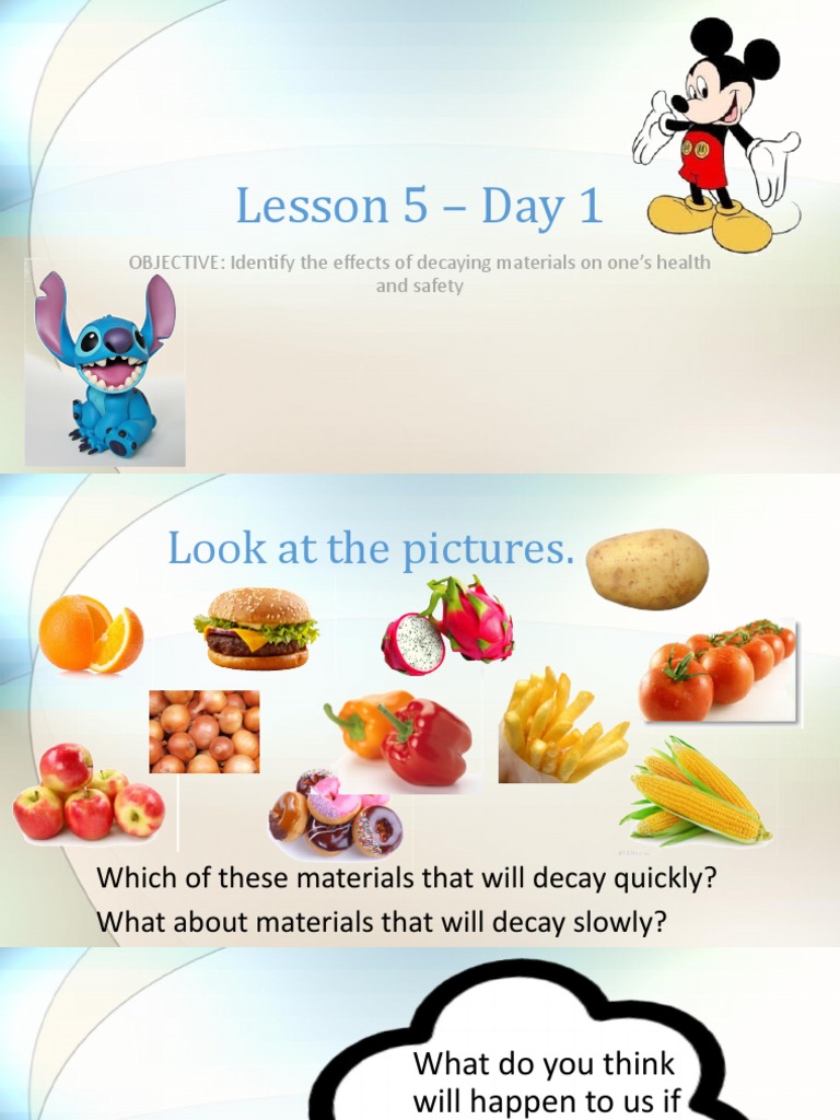 Lesson 5 - Effects of Exposure To Decaying Materials On One - S 