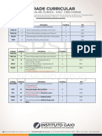 GRADE DO CURRICULAR PSICANALISE CLINICA 1550horas EAD SPSIG E I.GAIO BN