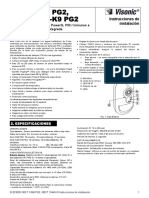 Next CAM PG2 NEXT CAM K9 Spanish Installer Guide D-303005