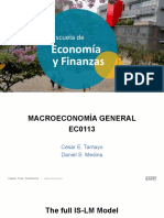 Escuela De: Economía y Finanzas