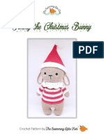 Timmy The Christmas Bunny: Crochet Pattern by