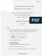 Soal USM STIS 2013 B.inggris [Www.defantri.com]