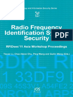 T. Li, C.-H. Chu, P. Wang, G. Wang-Radio Frequency Identification System Security - RFIDsec 11 Asia Workshop Proceedings - Volume 6 Cryptology and Information Security Series-IOS Press (2011)