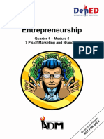 Entrepreneurship12q1 Mod5 7P's of Marketing and Branding v3