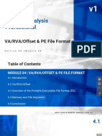 Malware Analysis Professional: VA/RVA/Offset & PE File Format