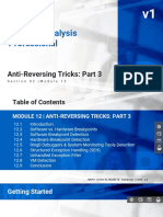 Malware Analysis Professional: Anti-Reversing Tricks: Part 3