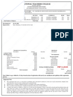 National Teachers College: Student Registration Form