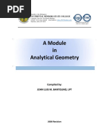 Module Chapter1 Analytical Geometry