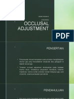 Occlusal Adjustment