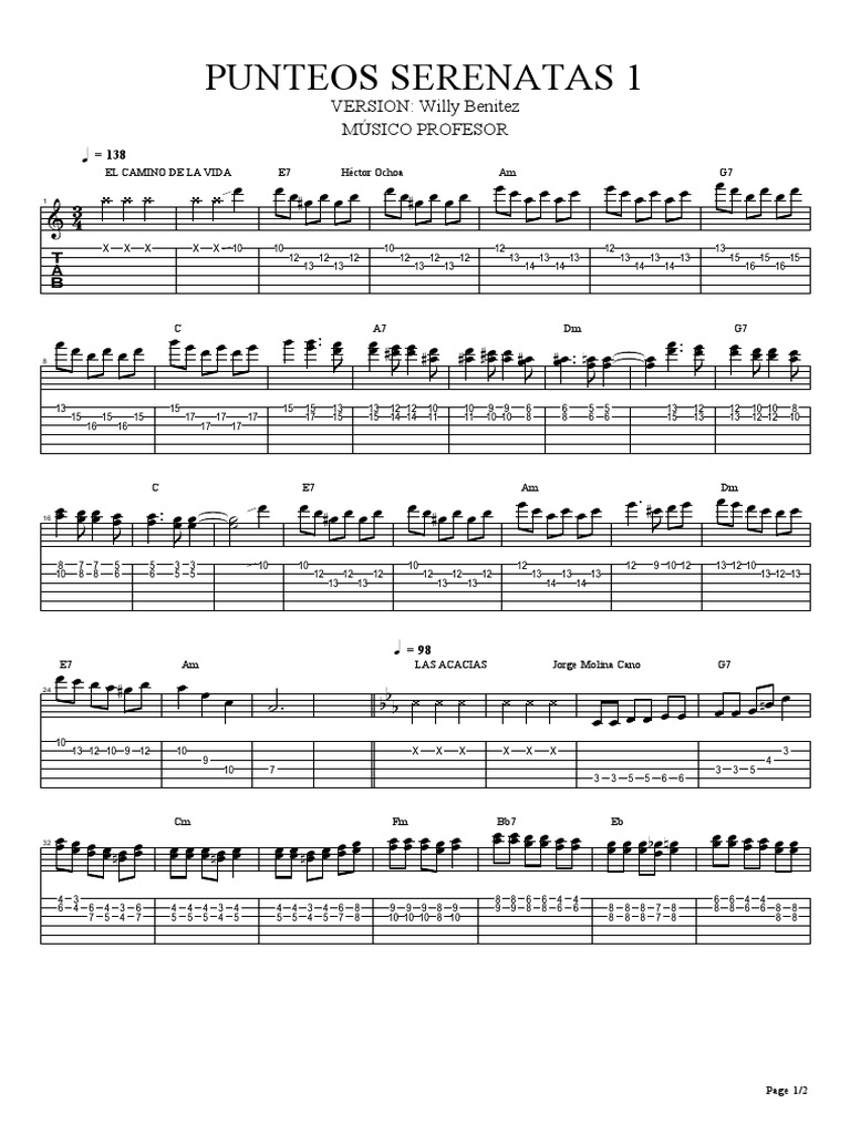 Punteos Serenatas 1 PDF