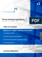 140 Threat Hunting Hypothesis