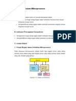 Arsitektur Sistem Mikroprosesor: A. Tujuan