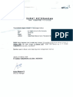 Scan Surat Pengalaman Kerja